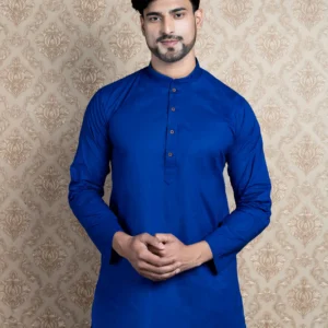 Kurta Pyjama Set Casual Wear And Wedding Dress Royal Blue