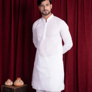 Kurta Pyjama Set Function Dress White