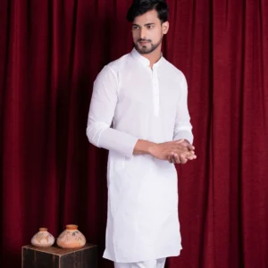 Kurta Pyjama Set Function Dress White